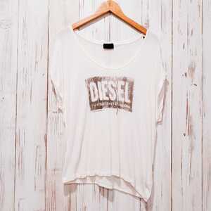 ディーゼル ボックスロゴ 半袖 Tシャツ DIESEL カットソー レディース