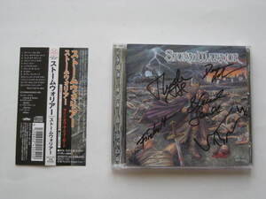 【★★★帯付き廃盤★★★】STORMWARRIOR①+3(ドイツ産メロパワ)メンバー全員の直筆サイン入り、HELLOWEENのカバー、CHAIN REACTIONのG