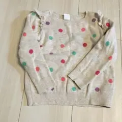 baby GAP ドット柄セーター 2歳用 蝶々柄パンツ