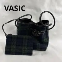 VASIC ヴァジック ハリスツイード　ボンドミニハンドバッグ