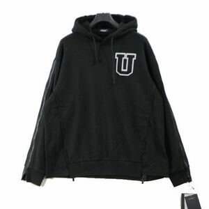 UNDERCOVER アンダーカバー 23AW 脇天竺切替袖ZIPフーディーU パーカー 5 ブラック