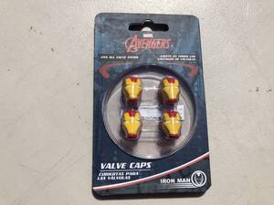 MARVEL IronMan valve cap 4pcs アイアンマン バルブキャップ USDM pilot 汎用