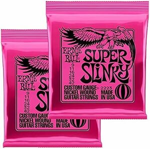 【Amazon.co.jp限定】ERNIE BALL アーニーボール エレキギター弦 SUPER SLINKY 2223 スーパー