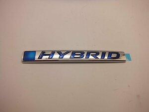 ホンダ　ヴェゼルハイブリッド(RU3,RU4)バックエンブレム HYBRID 青