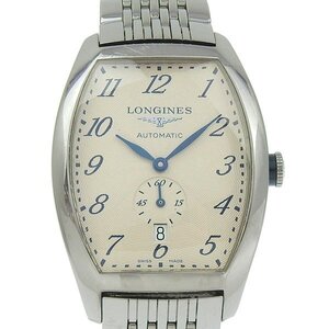 1円 稼働 ロンジン LONGINES L2.642.4 自動巻き エヴィデンツァ アイボリー文字盤 SS×SS メンズ 腕時計