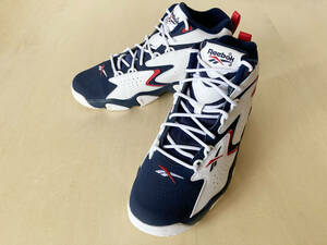 27cm 白 リーボック モビウス Reebok MOBIUS OG MU WHITE/COLLEGIA NAVY/RED US9/27cm CN7885 メンズ バスケットボール シューズ