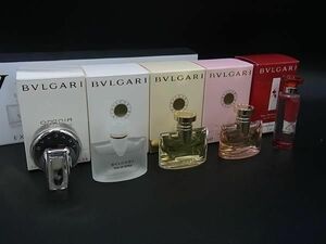 ■極美品〜■ BVLGARI ブルガリ EXCLUSIVE TO TRAVEL RETAIL ミニチュアセット 5ml フレグランス パフューム 香水 5点セット DE7867