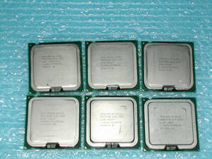 ジャンクCPUセット　古いPentiumの6枚セット　LGA775　02