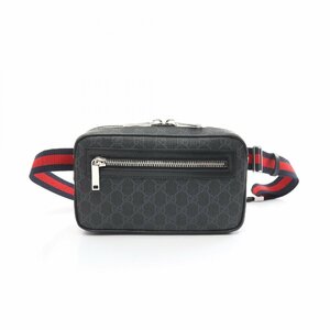 グッチ GGスプリーム ベルトバッグ ブランドオフ GUCCI PVCコーティングキャンバス ウエストバッグ ボディバッ