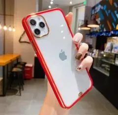 iPhone11　ケース 大人気 背面クリア オシャレ インスタ映え