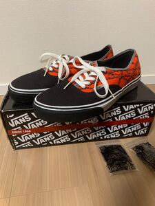 VANS AUTHENTIC Cog ブラック/チェリートマト サイズ11 未使用品 ピスト BMX MTB 履き口リフレクター