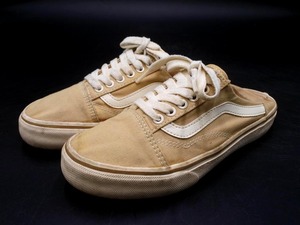 VANS バンズ V36CF MULE OLD SKOOL MULE オールドスクールミュール スニーカー size22.5/ベージュ ■■ ☆ ela9 レディース