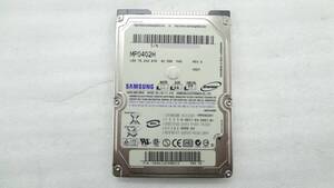 SAMSUNG MP0402H 2.5インチHDD 40GB IDE 中古動作品(G349)