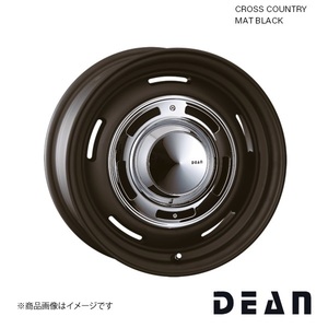 ディーン クロスカントリー 15インチ 9穴 9H 108/108 6.0J +32 ルノー カングー ホイール 4本 マットブラック CROSS COUNTRY DEAN