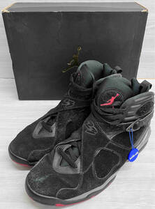 NIKE ナイキ AIR JORDAN 8 エアジョーダン RETRO BLACK CEMENT 305381-022 スニーカー ブラック　箱付き 29.5cm