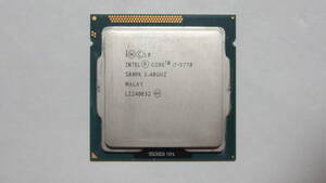 Intel 第3世代 Core i7-3770 3.40 GHz CPU SR0PK 動作品 ( LGA1155、4コア 8スレッド、 8M キャッシュ、Ivy Bridge )