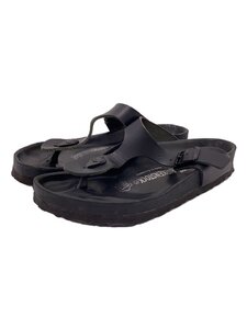 BIRKENSTOCK◆サンダル/37/BLK/レザー/ドイツ製