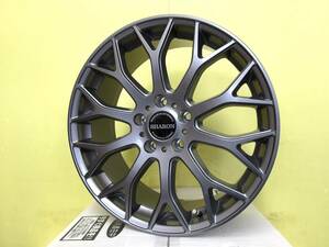 H2322 新品 4本 VENERDI シャロン 18 x 7.5J +38 5H 114.3 グレーM レクサス NX RZ クラウン クロスオーバー スポーツ 球面ボルト対応