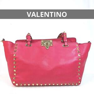 VALENTINO ロックスタッズ トートバッグBS-F037BOL1 ショルダーバッグ