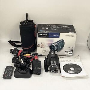 【12M35】1円スタート SONY HANDYCAM HDR-CX700V ソニー ハンディカム デジタルビデオカメラ ビデオカメラ ブラック