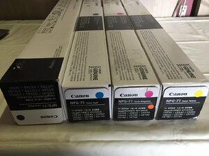 T●Canon キャノン　NPG－71 トナー カートリッジ 4色セット　[B0728C3.1F-4]