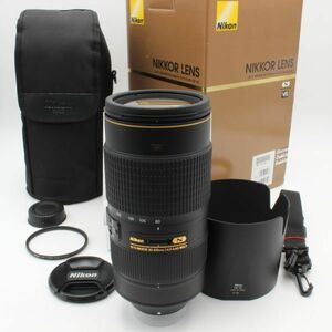 【新品同様】 Nikon ニコン AF-S NIKKOR 80-400mm f4.5-5.6 G ED VR 元箱 付属品 付き nikon 50009