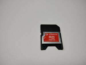 miniSD→SD　変換アダプター　vodafone　認識確認済み　メモリーカード　ミニSDカード　SDカード