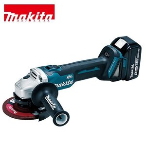 新品 マキタ 125mm 充電式ディスクグラインダ GA504DRGXN 18V 6.0Ah バッテリ2本・充電器・ケース付 GA504DN