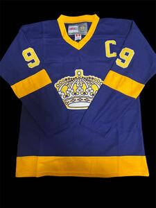 LOS ANGELES KINGS FANATICS VINTAGE PURPLE HOCKEY JERSEY Gretzky #99 激レア