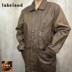 80s ヴィンテージ lakeland レイクランド レザージャケット ブラウン