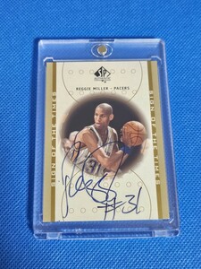 【直書きオート】Reggie Miller 2000-01 SP Authentic Sign of the Times auto