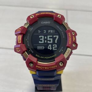 【美品】G-SHOCK G-SQUAD GBD-H1000BAR-4 FCバルセロナ 限定モデル CASIO カシオ