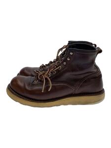 RED WING◆ラインマン/レースアップブーツ/US8/BRW/レザー/2906//