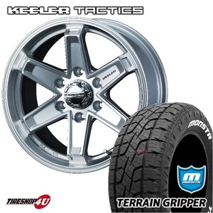 4本セット ウェッズ キーラー タクティクス 18x8.0J 6/139.7 +25 HS MONSTA モンスタ テレーングリッパー A/T 285/60R18 FJクルーザー など