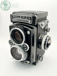 22406604818　■ 1円~ Rollei ローライ ROLLEIFLEX 二眼レフフィルムカメラ Planar 1:3.5 f=75㎜ Heidosmat 1:2.8/75 空シャッターOK カメ