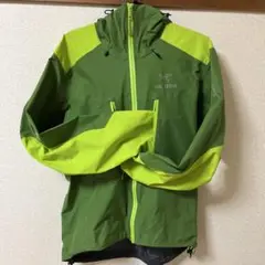 アークテリクス　Alpha AR Jacket メンズS 緑/黄