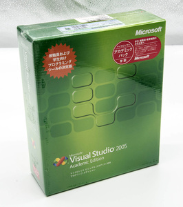 Microsoft Visual Studio 2005 Academic Edition ビジュアル スタディオ 2005 アカデミック エディション 日本語版 新品未開封