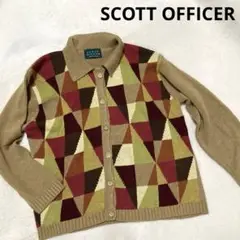 SCOTT OFFICER/スコットオフィサー/リネン混/セーター/M