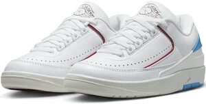 28cm ナイキ エア ジョーダン 2 レトロ ロー 白/水/赤 DX4401-164 NIKE W AIR JORDAN 2 RETRO LOW ウィメンズ WMNS