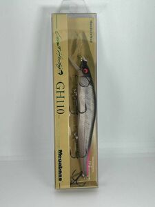 メガバス グレートハンティング GH110 未開封 FROZEN BLACK PT GREAT HUNING Japan Color Jerkbait