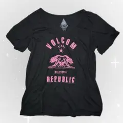 volcom vintage tシャツ グランジ パンク ブラック