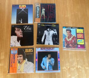 LP レコード エルヴィス プレスリー　ELVIS 7タイトル