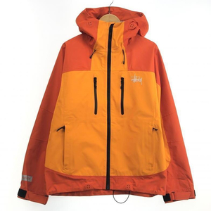 【中古】STUSSY GORE-TEX RECYCLED GUIDE SHEL S オレンジ ステューシー[240010453828]