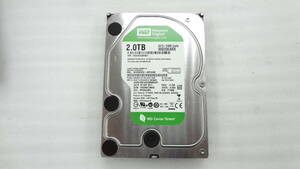 1円～ 3.5インチHDD WD Caviar Green WD20EARX 2TB SATA 中古動作品 (B16） 