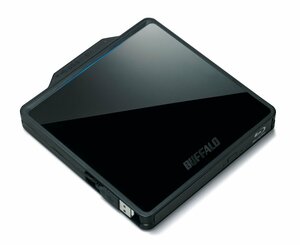 【中古】BUFFALO BDXL対応 USB2.0用 ポータブルブルーレイドライブ BRXL-PCW6U2-BK