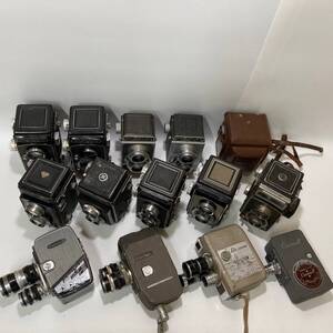 ★ 1円〜【14点まとめ売り】 二眼レフカメラ まとめ売り YASHICA RICOH OLYMPUS 瓜生精機 Canon BEAUTY FLEX kodak PRIMO FLEX YK