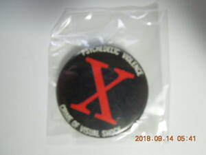 X JAPAN インディーズ時代 缶バッジ ② / X時代 レトロ レア / YOSHIKI TOSHI Toshl HIDE PATA TAIJI HEATH SUGIZO