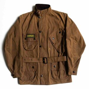 【イングランド製】 BARBOUR 【 A10 International Jacket】C36 インターナショナル オイルド モーターサイクル ジャケット 2405128