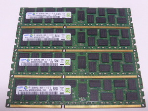 メモリ サーバーパソコン用 低電圧 1.35V Samsung PC3L-12800R(DDR3L-1600R) ECC Registered 8GBx4枚 合計32GB 起動確認済みです②