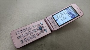 H5213 docomo SIMフリー らくらくホン F-01M FUJITSU 4Gガラホ 簡易動作確認＆簡易清掃＆初期化OK 判定○ WebにてSIMロック解除手続受付済